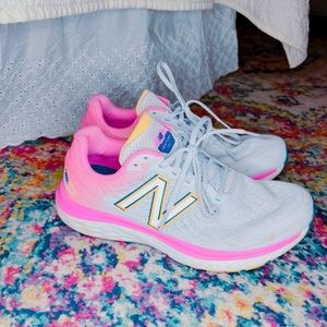 Pink & Orange New Balance size 8.5